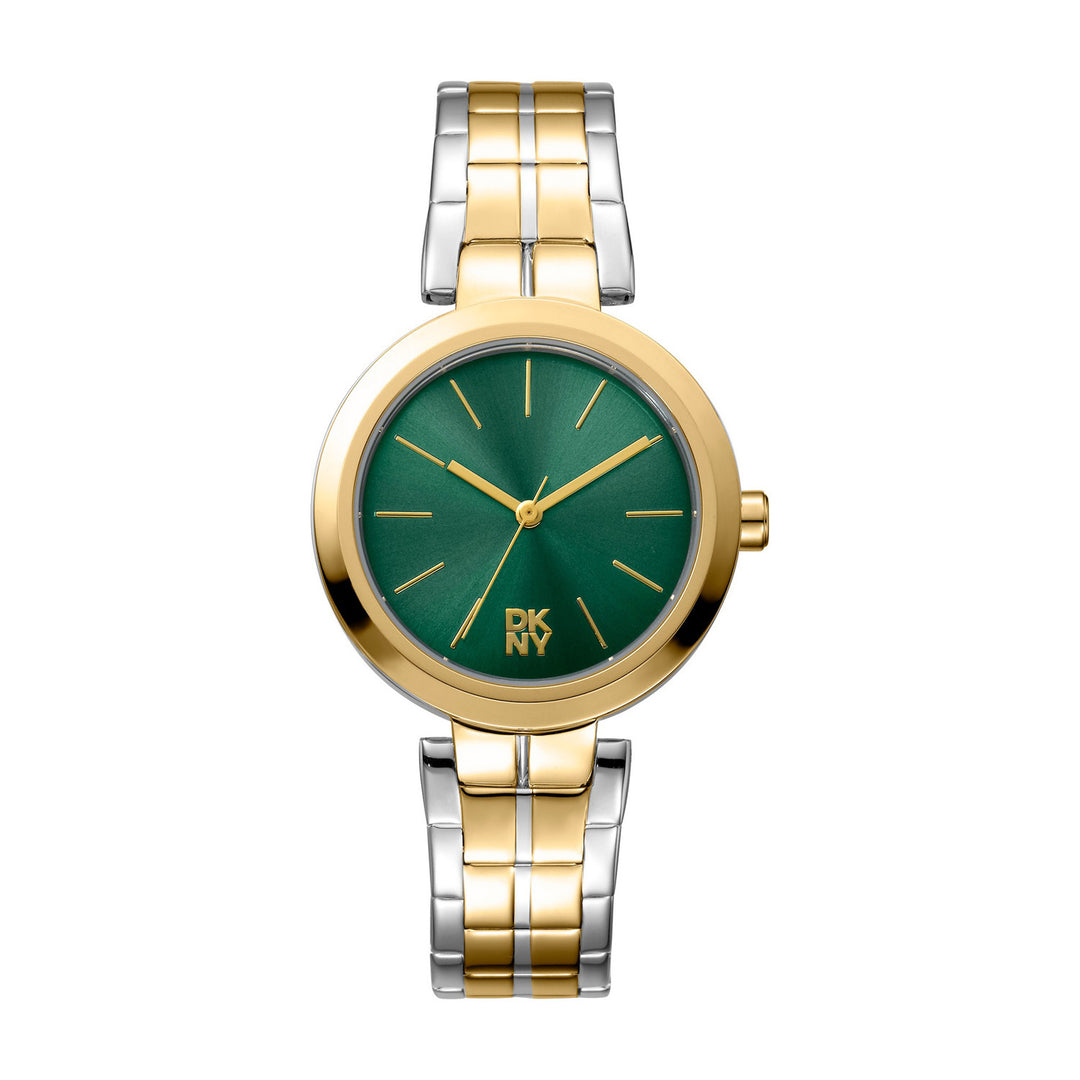 Downtown Midi Quartz Green Round Dial Women's Watch - DK1L045M0075