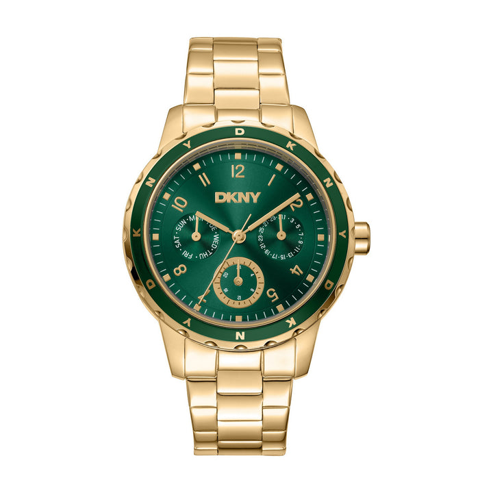 Park Ave Multi Multifunction Green Round Dial Women's Watch - DK1L054M0055