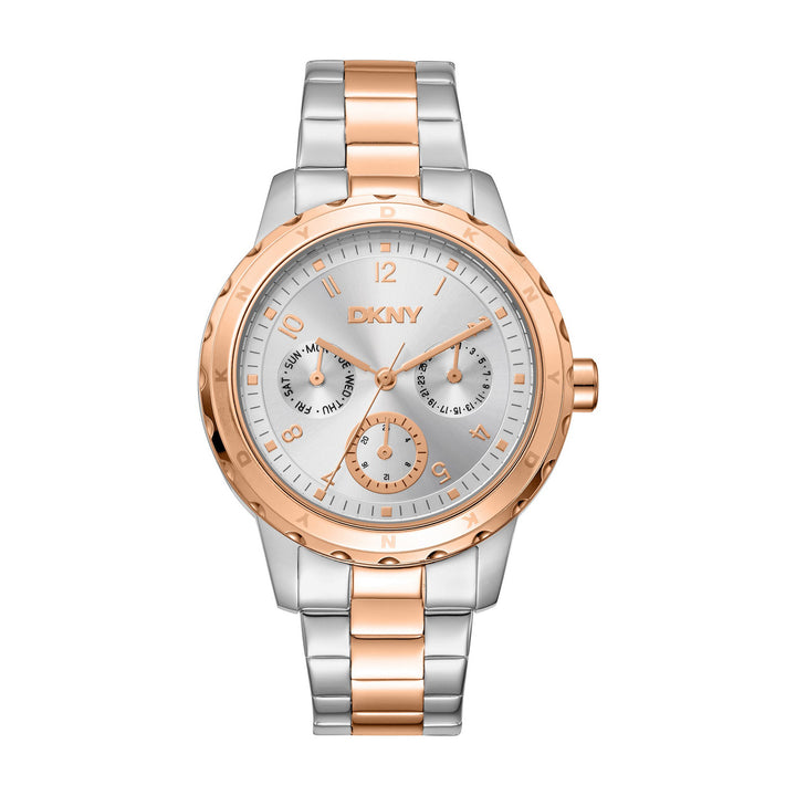 Park Ave Multi Multifunction Silver Round Dial Women's Watch - DK1L054M0085