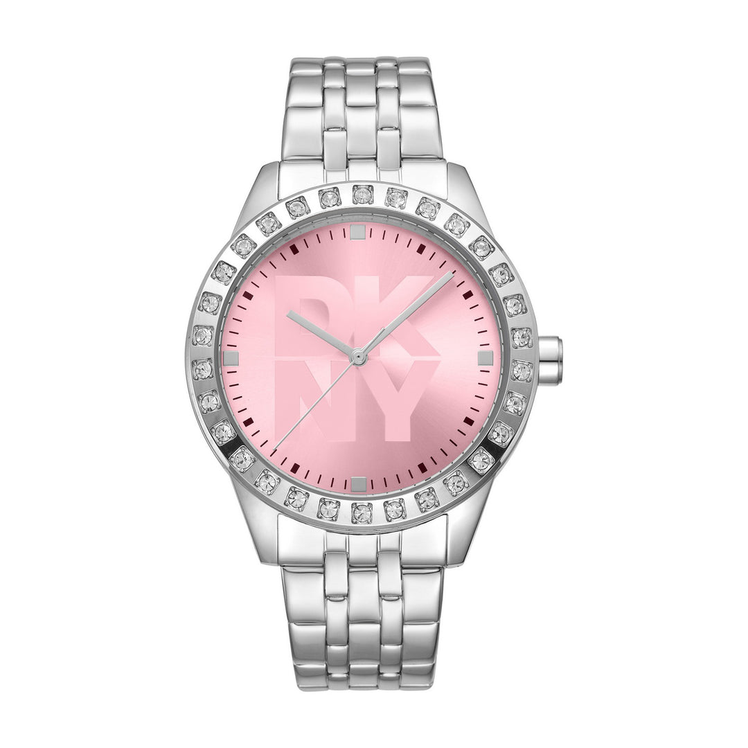 Parsons Glitz Quartz Rose Gold Round Dial Women's Watch - DK1L059M0045