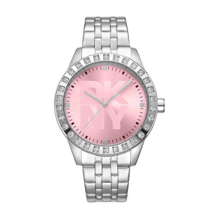 Parsons Glitz Quartz Rose Gold Round Dial Women's Watch - DK1L059M0045