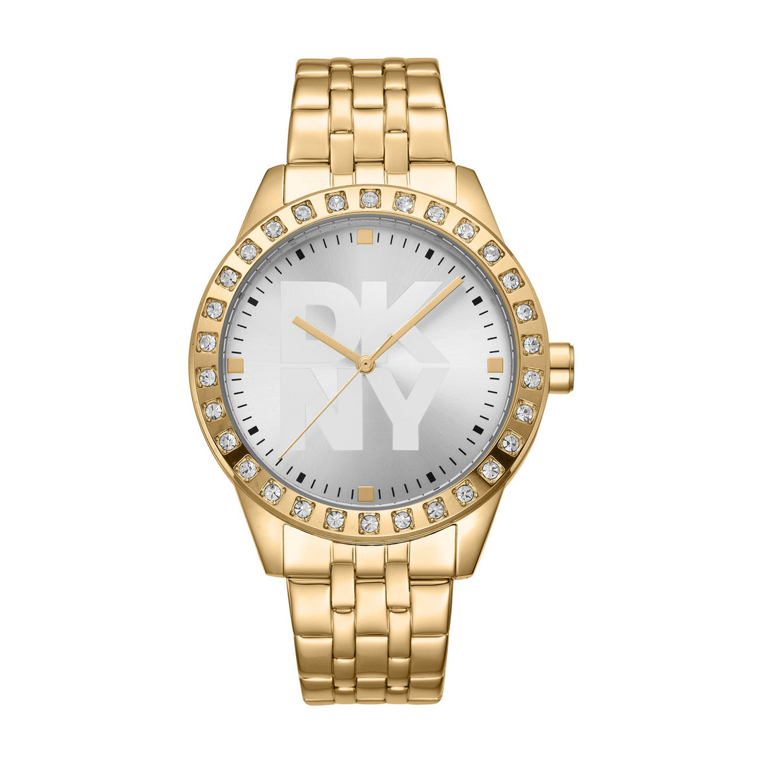 Parsons Glitz Quartz Silver Round Dial Women's Watch - DK1L059M0055