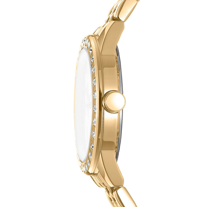 Parsons Glitz Quartz Silver Round Dial Women's Watch - DK1L059M0055