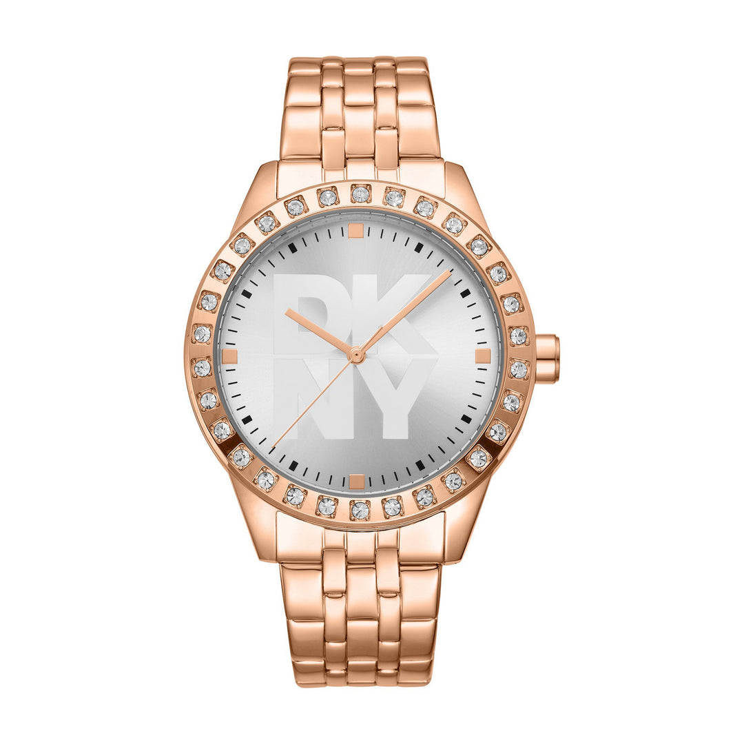 Parsons Glitz Quartz Silver Round Dial Women's Watch - DK1L059M0065
