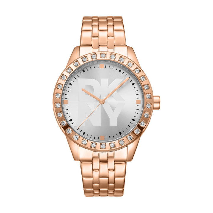 Parsons Glitz Quartz Silver Round Dial Women's Watch - DK1L059M0065
