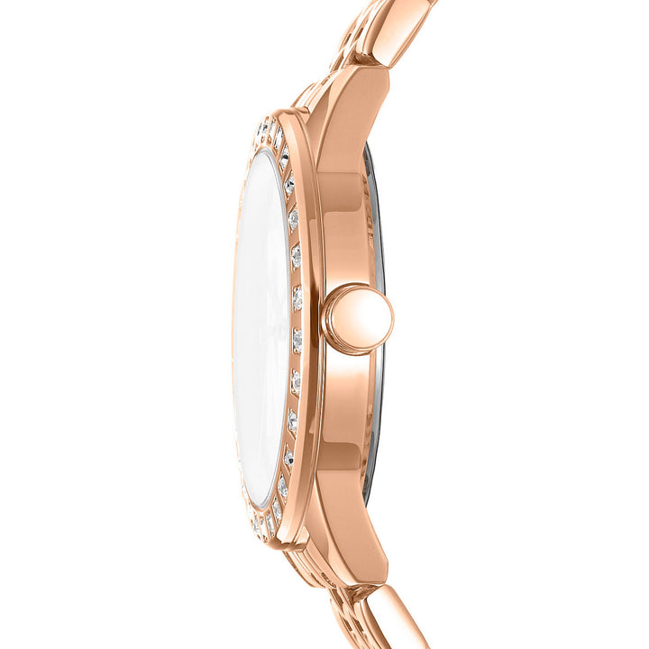 Parsons Glitz Quartz Silver Round Dial Women's Watch - DK1L059M0065