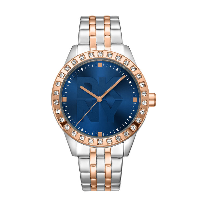 Parsons Glitz Quartz Blue Round Dial Women's Watch - DK1L059M0085
