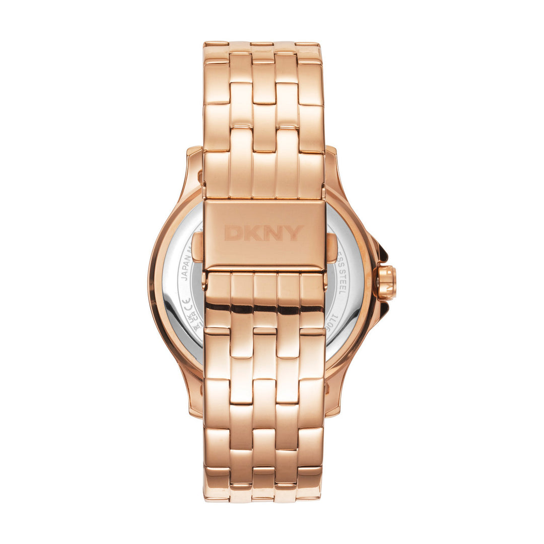 Nolita Multi Glitz Multifunction Rose Gold Round Dial Women's Watch - DK1L064M0075