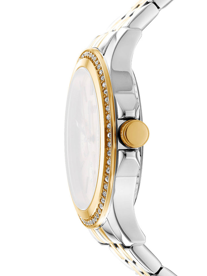 Nolita Multi Glitz Multifunction Silver Round Dial Women's Watch - DK1L064M0065