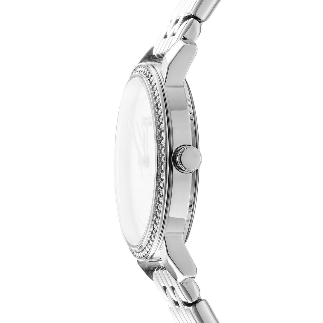 Astoria Glitz Quartz Silver Round Dial Women's Watch - DK1L065M0035
