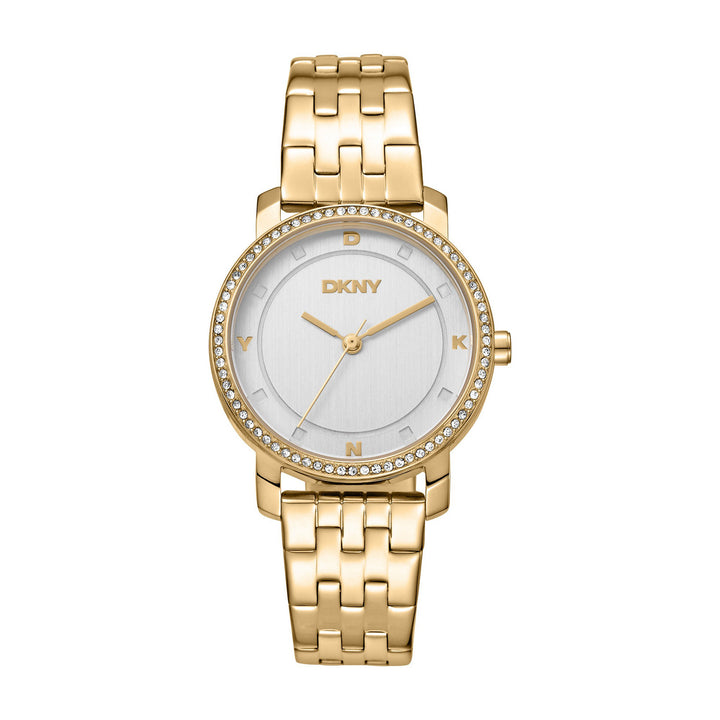 Astoria Glitz Quartz Silver Round Dial Women's Watch - DK1L065M0045