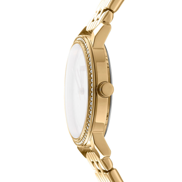 Astoria Glitz Quartz Silver Round Dial Women's Watch - DK1L065M0045