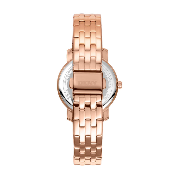 Astoria Glitz Quartz Rose Gold Round Dial Women's Watch - DK1L065M0055