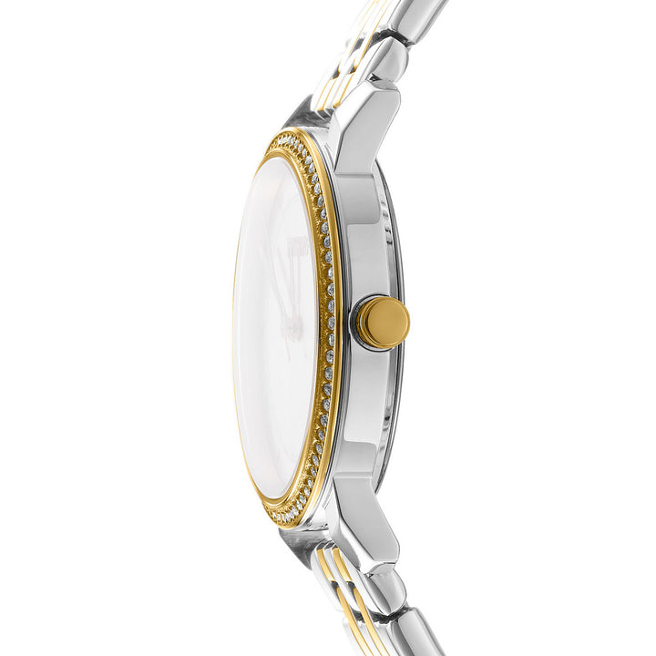 Astoria Glitz Quartz Silver Round Dial Women's Watch - DK1L065M0065