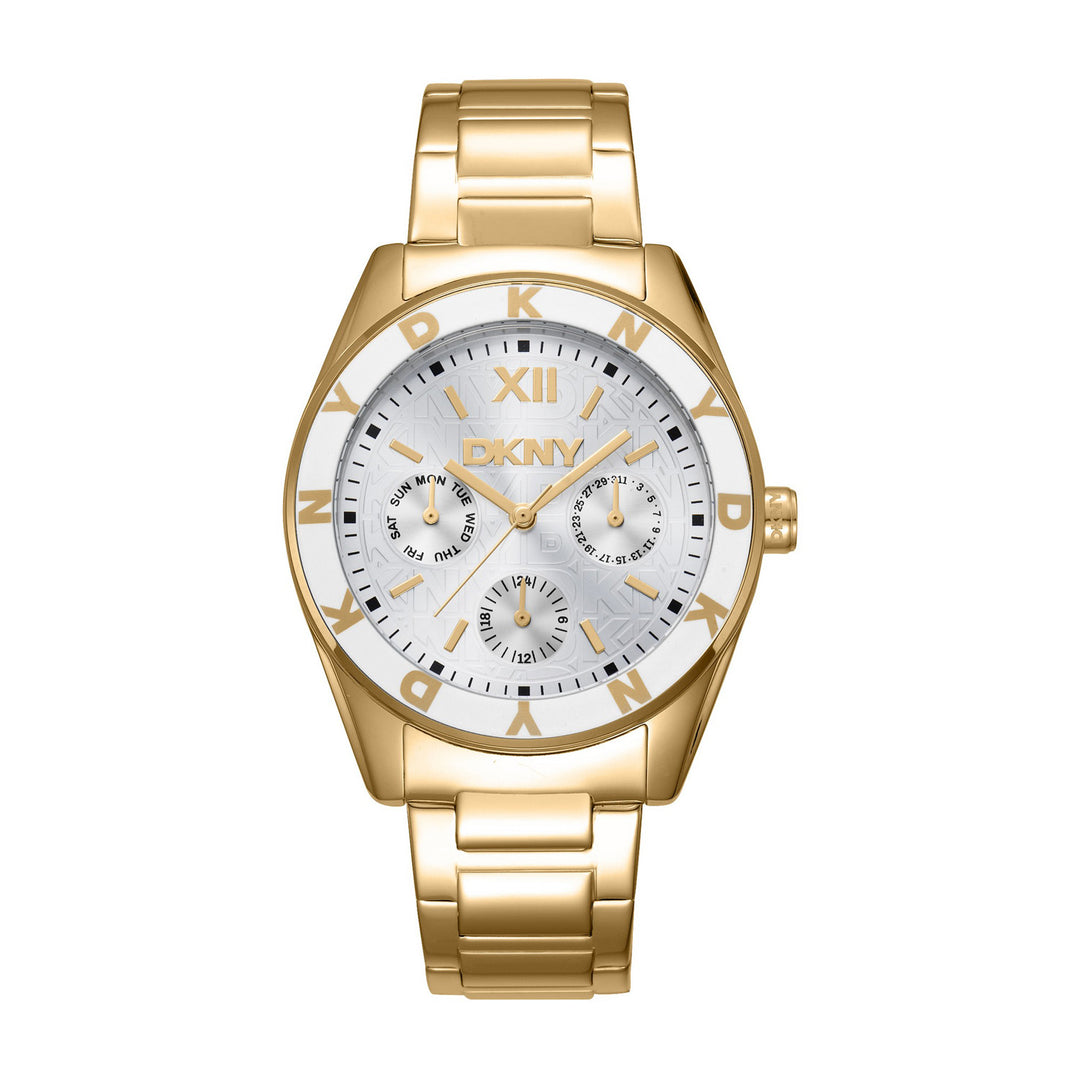 Chambers Multi Sport Multifunction Silver Round Dial Women's Watch - DK1L073M0025