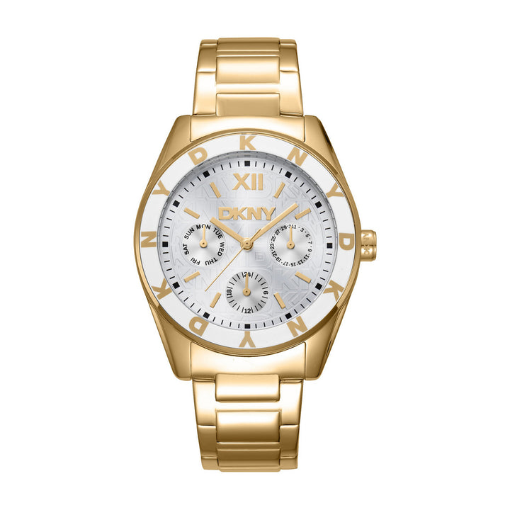 Chambers Multi Sport Multifunction Silver Round Dial Women's Watch - DK1L073M0025