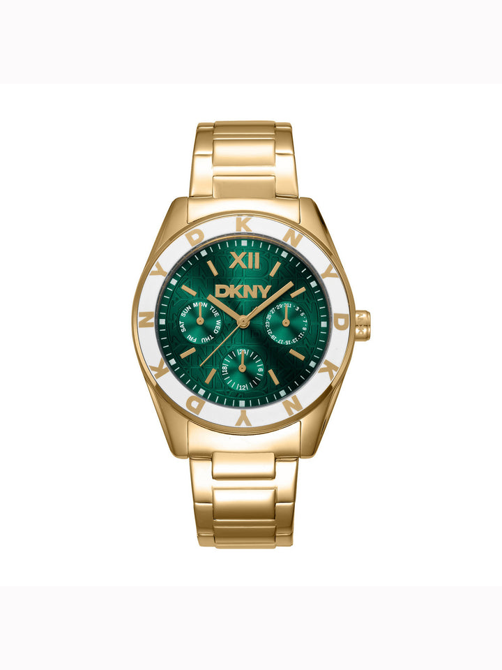 Chambers Multi Sport Multifunction Green Round Dial Women&
