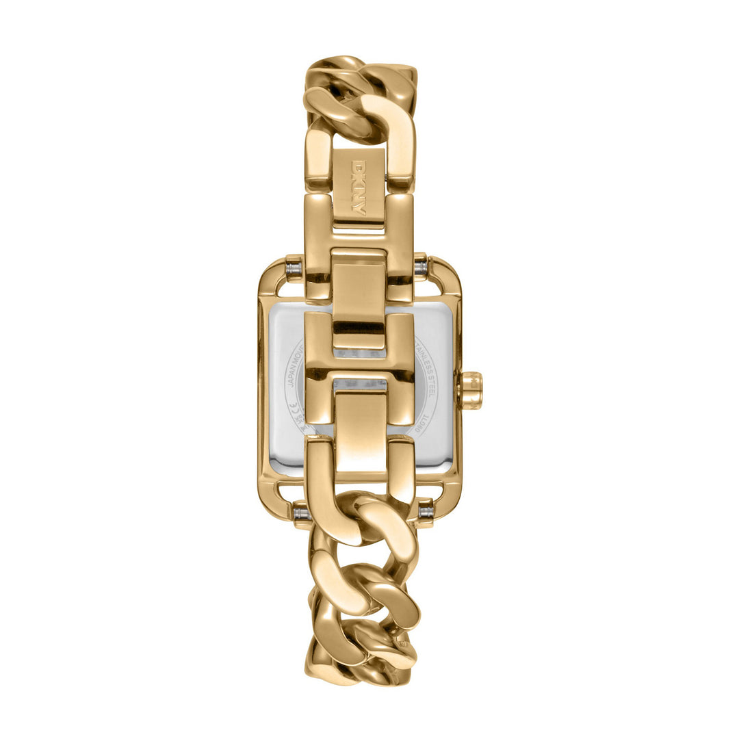 City Glitz Quartz White Square Dial Women's Watch - DK1L080M0025