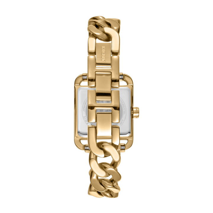 City Glitz Quartz White Square Dial Women's Watch - DK1L080M0025