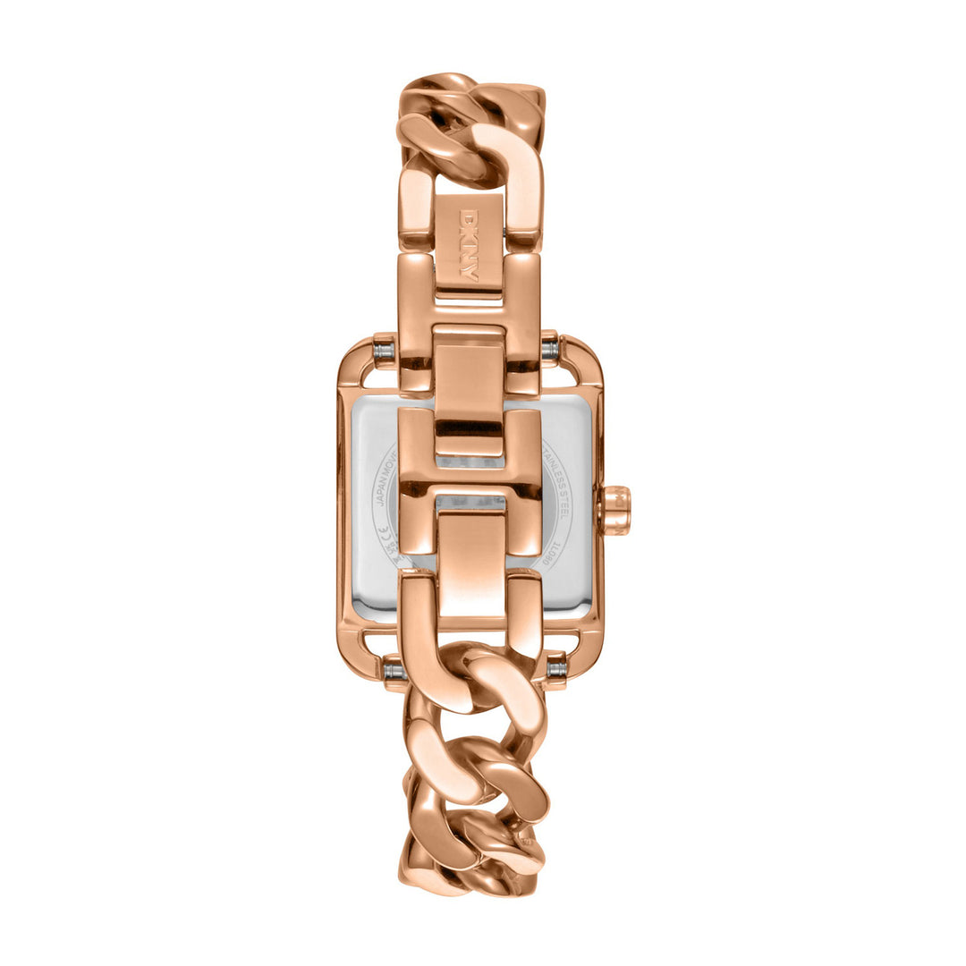 City Glitz Quartz White Square Dial Women's Watch - DK1L080M0035