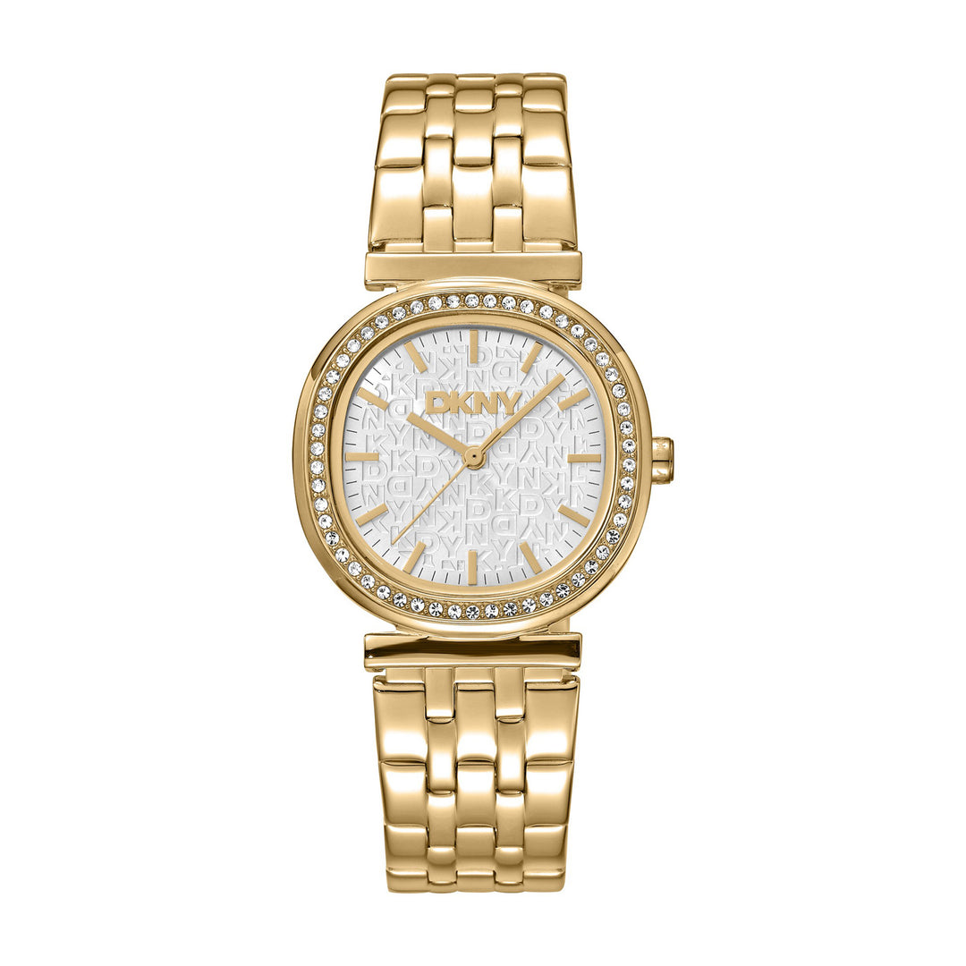 Evening Quartz Silver Round Dial Women's Watch - DK1L083M0065