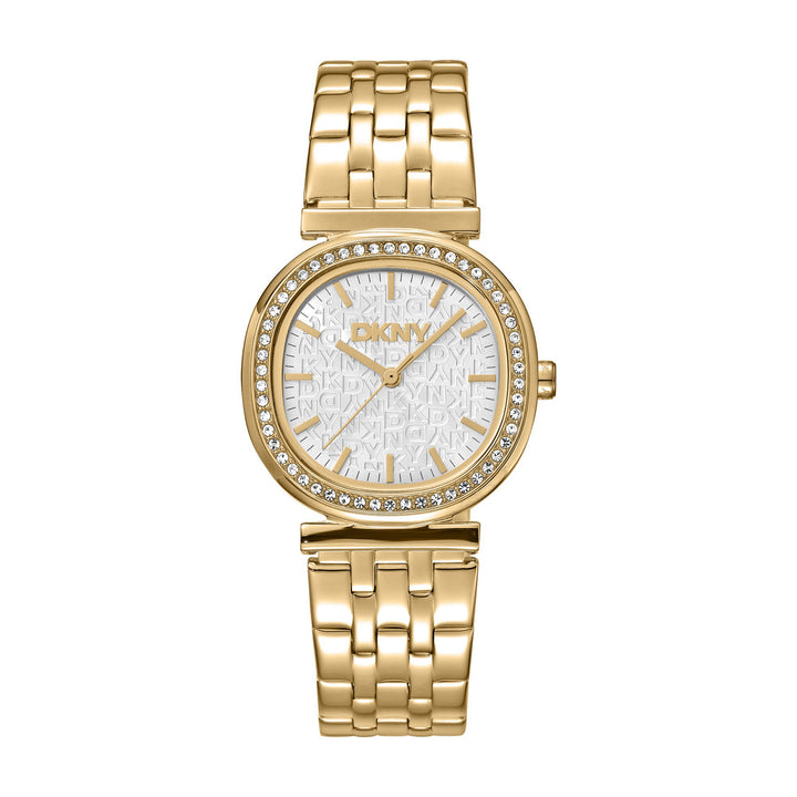 Evening Quartz Silver Round Dial Women's Watch - DK1L083M0065