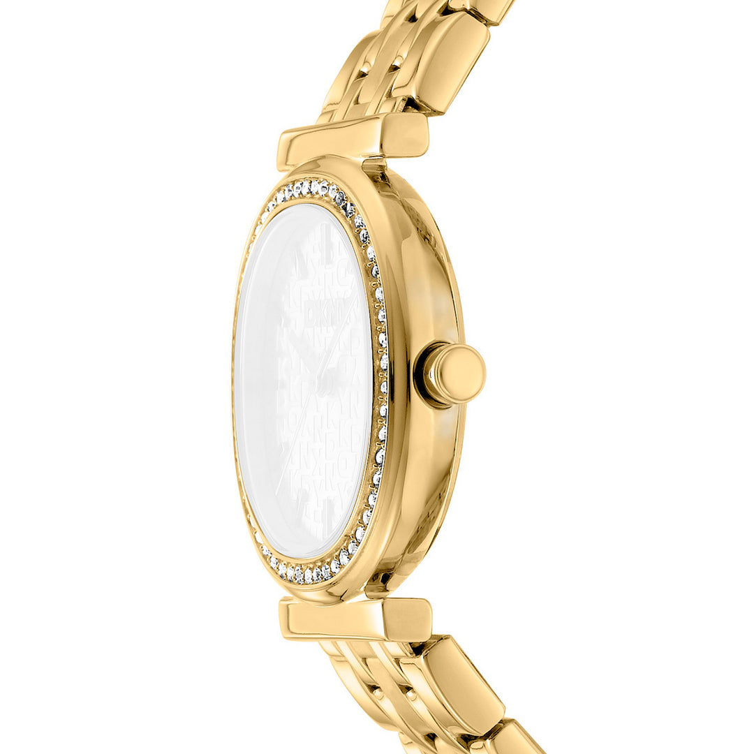 Evening Quartz Silver Round Dial Women's Watch - DK1L083M0065
