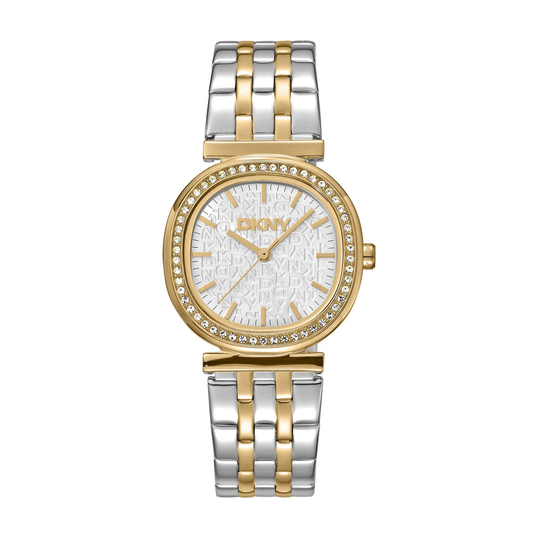 Evening Quartz Silver Round Dial Women's Watch - DK1L083M0085