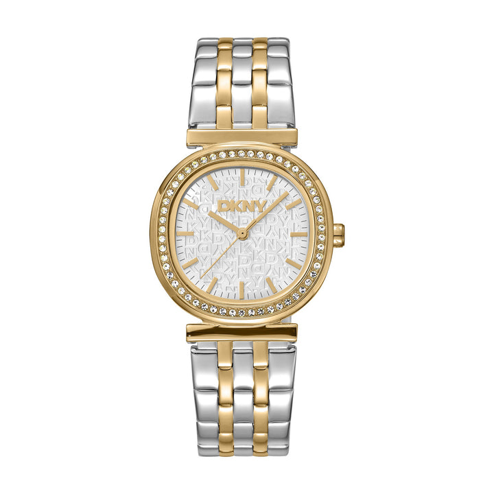 Evening Quartz Silver Round Dial Women's Watch - DK1L083M0085