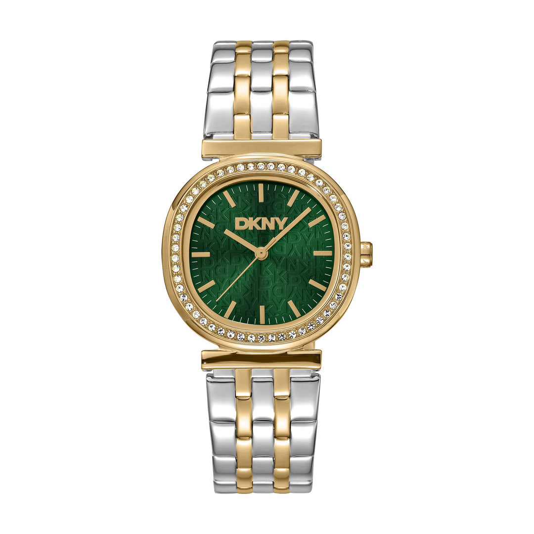 Evening Quartz Green Round Dial Women's Watch - DK1L083M0095