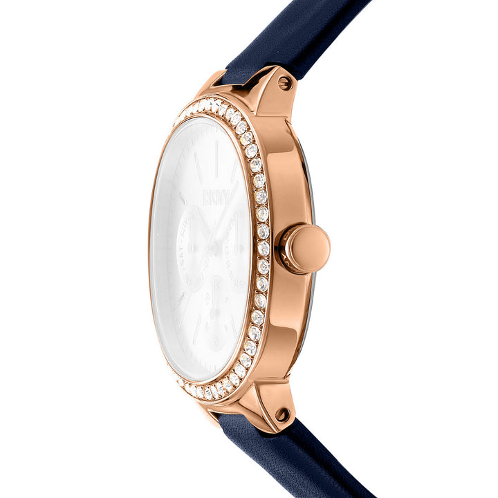 Evening Multifunction Blue Round Dial Women's Watch - DK1L084L0035