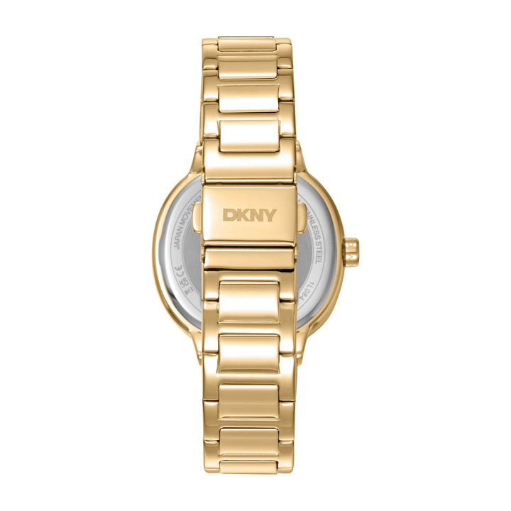 Evening Multifunction Gold Round Dial Women's Watch - DK1L084M0065