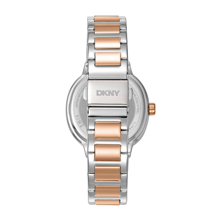 Evening Multifunction Silver Round Dial Women's Watch - DK1L084M0095