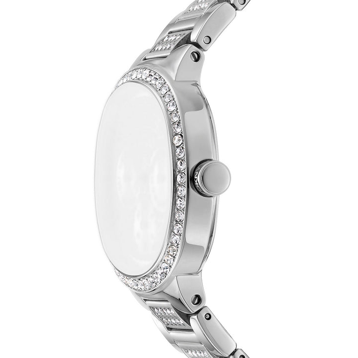 Evening Multifunction Silver Round Dial Women's Watch - DK1L084M0215