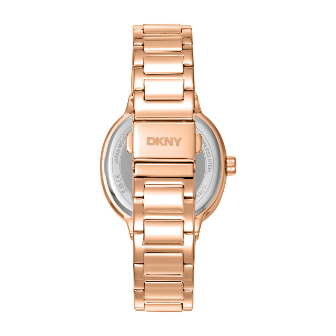 Evening Multifunction Silver Round Dial Women's Watch - DK1L084M0235