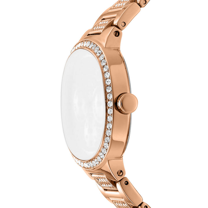 Evening Multifunction Silver Round Dial Women's Watch - DK1L084M0235