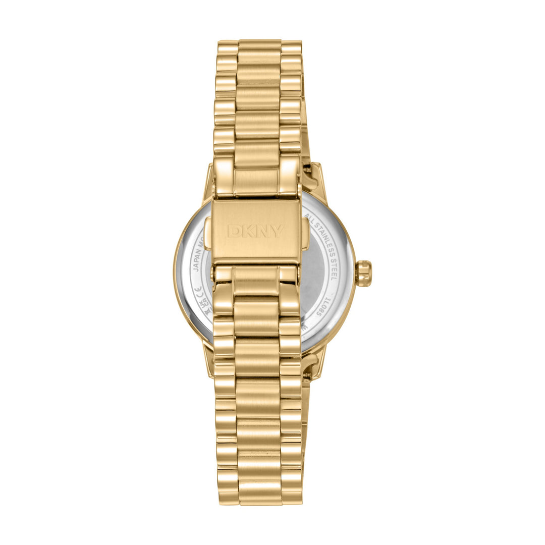 Urban Quartz Gold Round Dial Women's Watch - DK1L085M0055