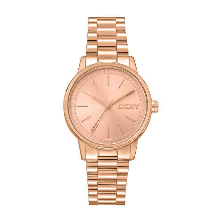 Urban Quartz Rose Gold Round Dial Women's Watch - DK1L085M0065
