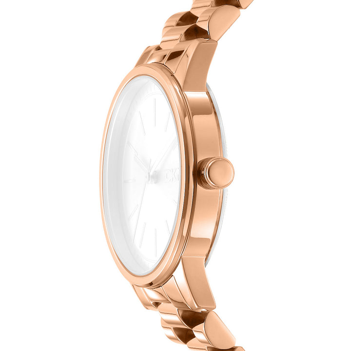 Urban Quartz Rose Gold Round Dial Women's Watch - DK1L085M0065