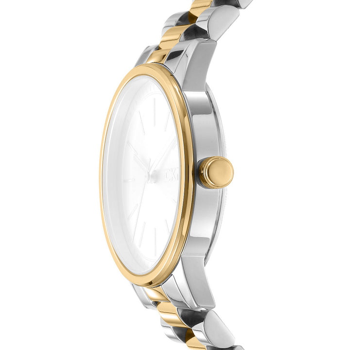 Urban Quartz Silver Round Dial Women's Watch - DK1L085M0075