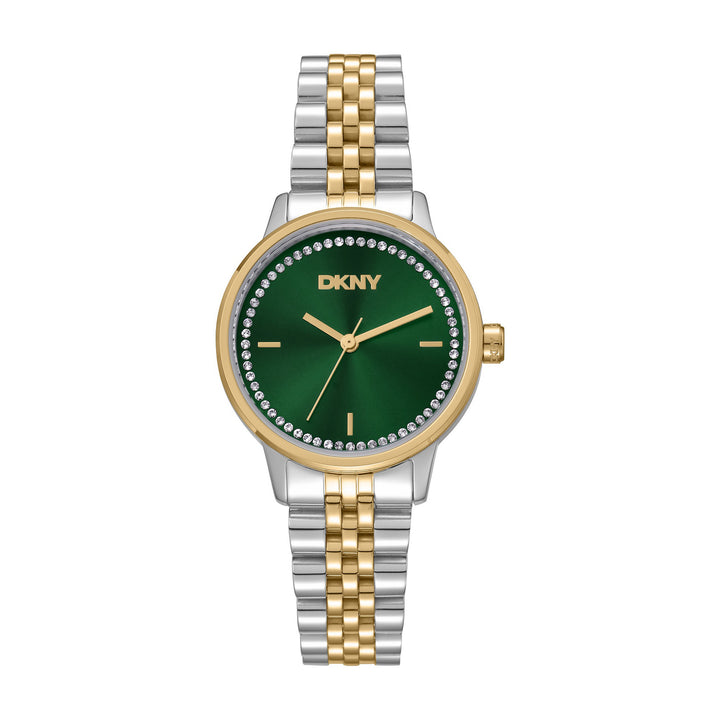 Everyday Quartz Green Round Dial Women's Watch - DK1L086M0085