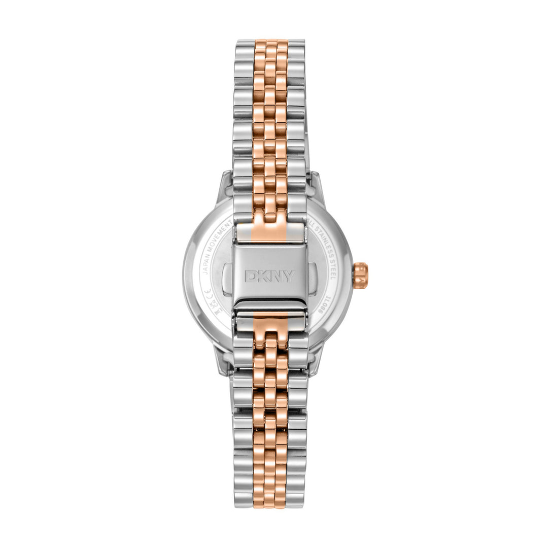 Everyday Quartz Silver Round Dial Women's Watch - DK1L086M0095