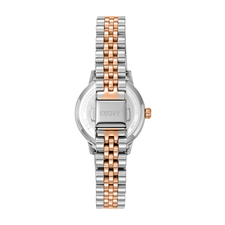 Everyday Quartz Silver Round Dial Women's Watch - DK1L086M0095