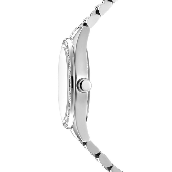 DKNY Multifunction White MOP Crystal Round Dial Women's Watch - DK1L098M0045