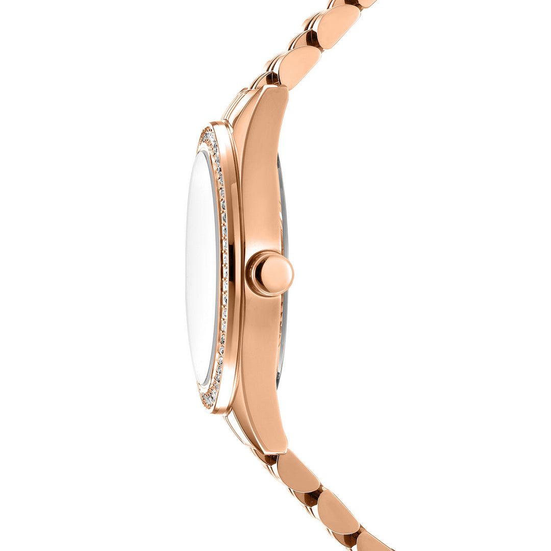 DKNY Multifunction Rose Gold Crystal Round Dial Women's Watch - DK1L098M0085