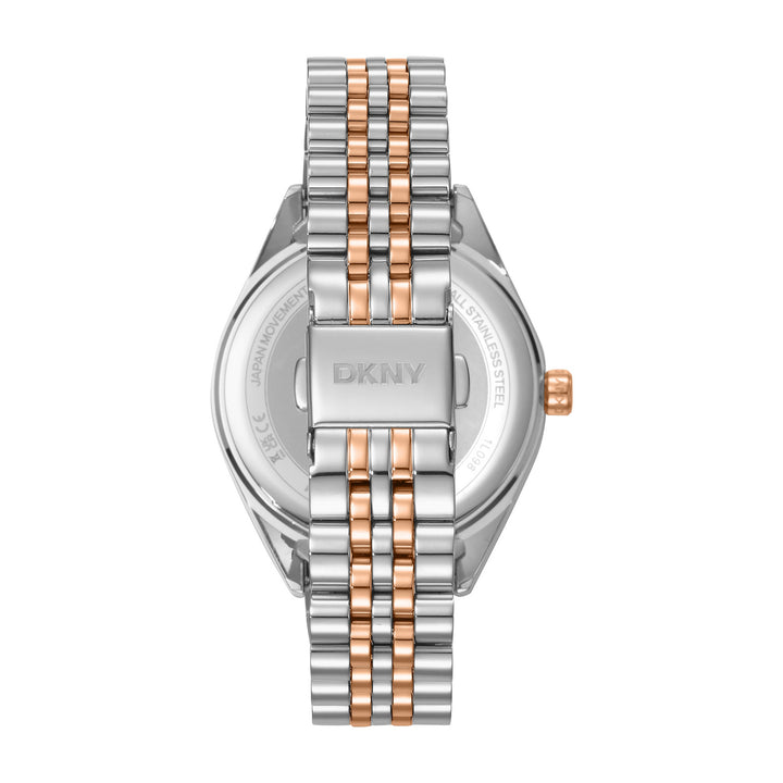DKNY Multifunction Silver Crystal Round Dial Women's Watch - DK1L098M0105