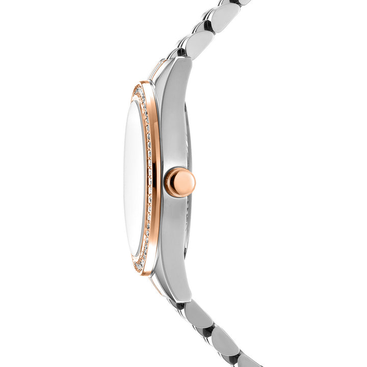 DKNY Multifunction Silver Crystal Round Dial Women's Watch - DK1L098M0105