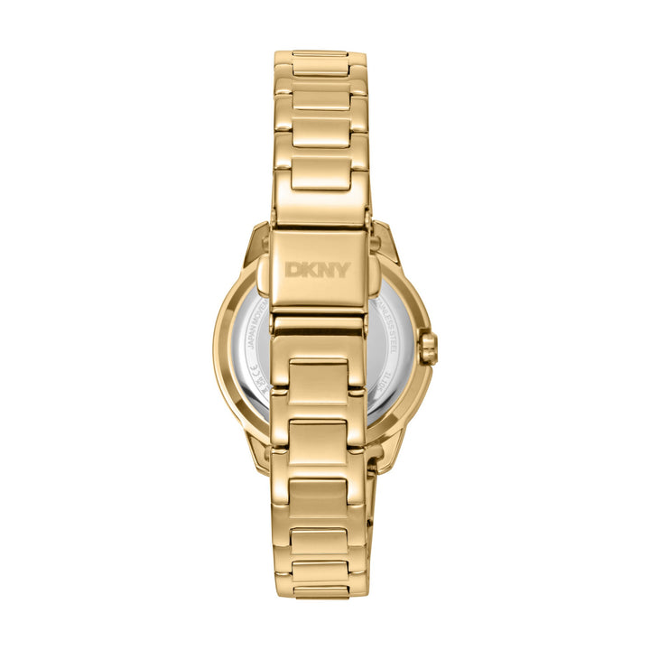 Evening Quartz Gold Round Dial Women's Watch - DK1L105M0055