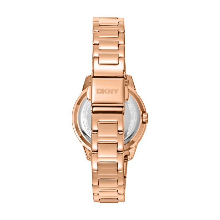 Evening Quartz Rose Gold Round Dial Women's Watch - DK1L105M0075