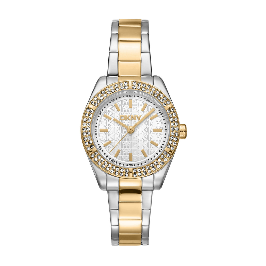 Quartz Silver Round Dial Women's Watch - DK1L107M0085